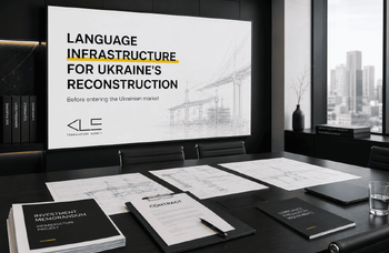 Language Infrastructure for Ukraine’s Reconstruction: What International Companies Need Before Entering the Market